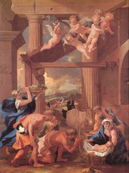 Nicolas Poussin : The Adoration of the Shepherds